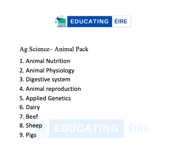 Ag Science Animal Pack