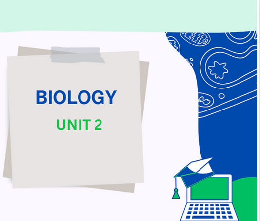 Biology: Unit Two Notes Pack