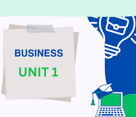 Business: Unit One Notes Pack