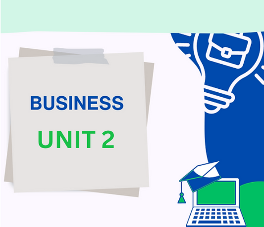 Business: Unit Two Notes Pack