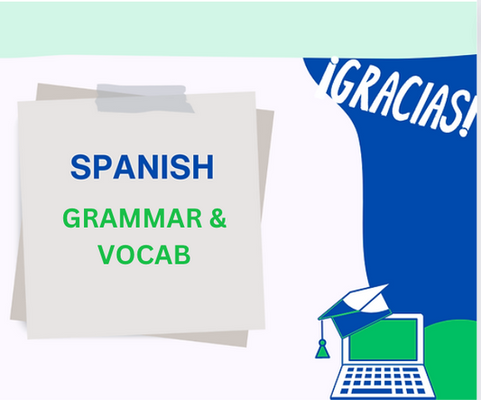 Spanish: Grammar and Vocab Notes Pack